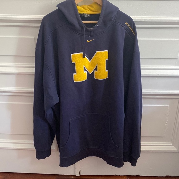Mich Team Cheap Team Hoodies Michigan Wolverines Football Arched